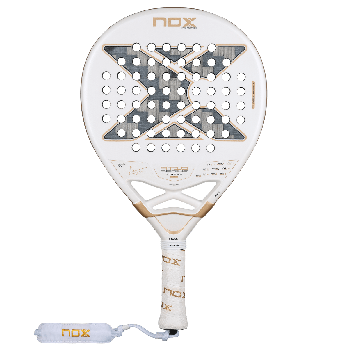 Nox AT10 Luxury Genius 12K Alum Xtreme 2026 — pala de Agustín Tapia